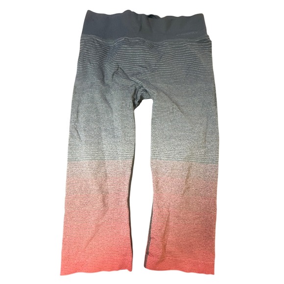 Brooks‎ Ombre Capri Leggings High Waist Athletic Workout Gym Fitness Size M - Picture 1 of 5